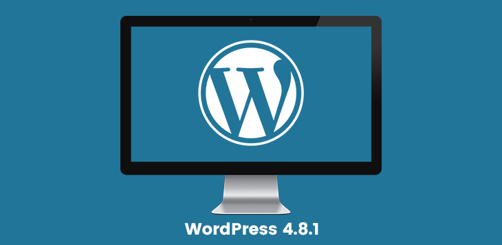 WordPress 4.8.1 maintenance release