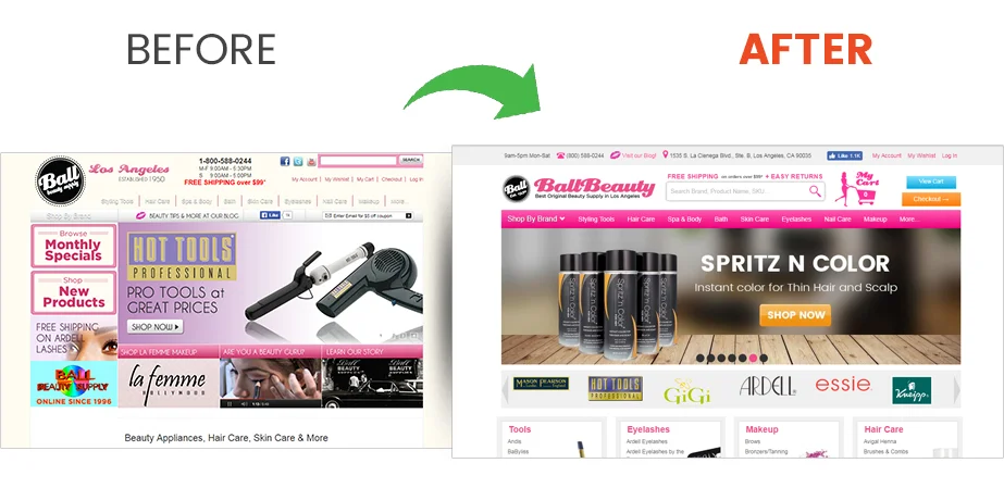 Ballbeauty Portfolio – Magento