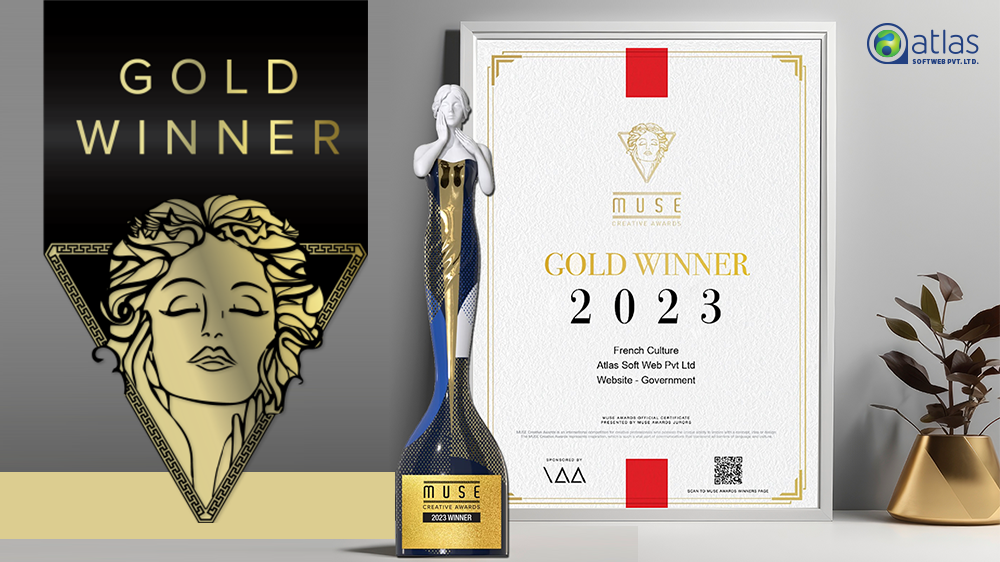 Atlas SoftWeb Wins Gold at the Muse Creative Awards 2023