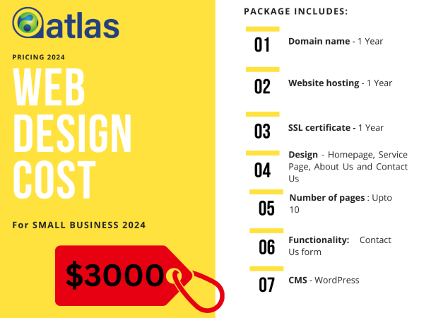 atlas website design package for small business